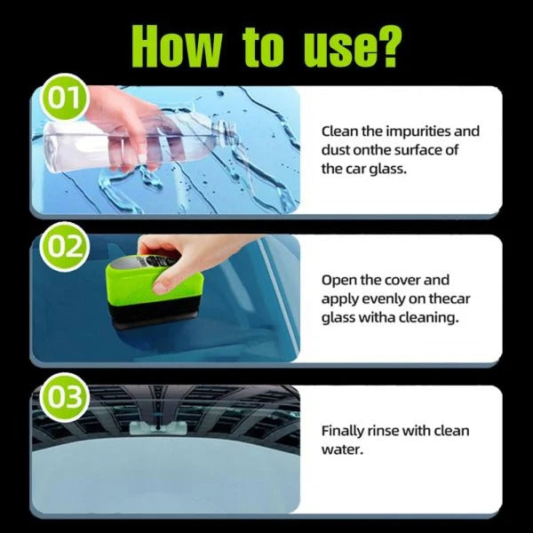 Glass cleaning board